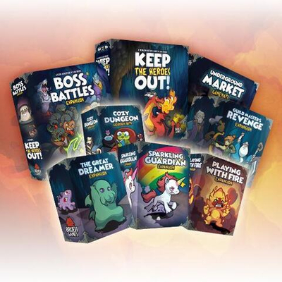 Keep the Heroes Out! / Героям Тут не Место - настольная игра, английский язык