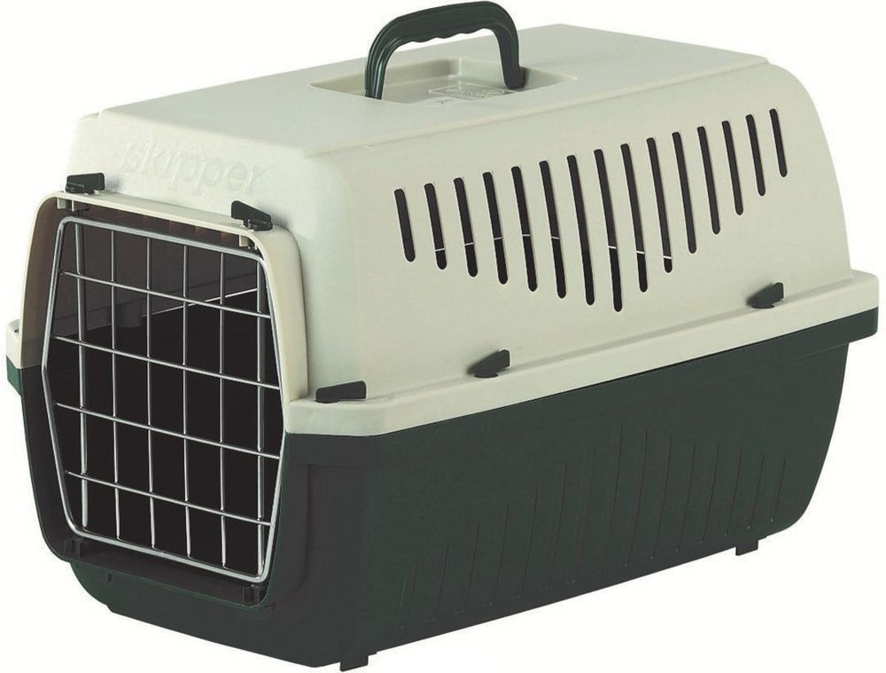 Marchioro переноска SKIPPER 1F 48х32х31h см с металлической дверцей зелено-бежевая Marchioro переноска SKIPPER 1F 48х32х31h см с металлической дверцей зелено-бежевая