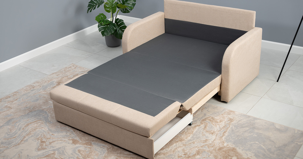 Тео Диван-кровать (120) Danco 130 Светло-бежевый