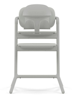 Стульчик для кормления Cybex Lemo 4 в 1 с мягкими чехлами Comfort Inlay Suede Grey/Pearl Pink