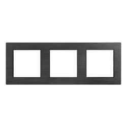 Рамка алюминиевая FRM-PRESTO-ALS-3-BK (Arlight, -) 043857