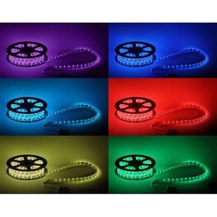 Лента светодиодная LS5050-7.2-30-220-RGB-IP67-20m разноцвет. (уп.20м) Эра Б0043096