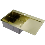 Кухонная мойка Omoikiri Akisame 86-L Side-GB нерж. сталь/графит