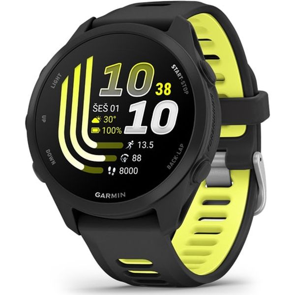 Умные часы Garmin Forerunner 170, Черный | Black/Amp Yellow (010-03920-00 | 010-03920-50)