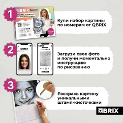 Картина по номерам из любой фотографии QBRIX ORIGINAL 30х40