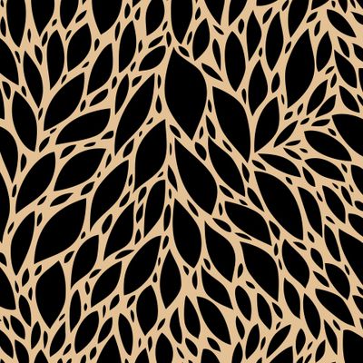 Черные листья на телесном