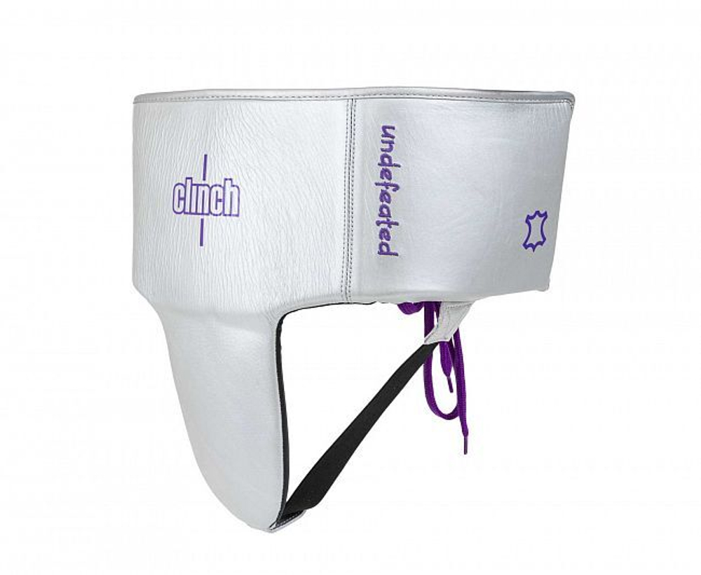 Защита паха женская Clinch Undefeated Russian Team серебристая C166RT