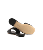 Кожаные шлепанцы eleanor TORY BURCH - черный(88744)