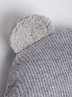 Шапка для мальчика с ушками на осень