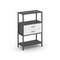 Shelf System Односекционный стеллаж трехярусный с ящиками SN.STM-312 Антрацит/Белый/Металл Антрацит