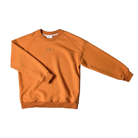 Свитшот в стиле oversize Хурма