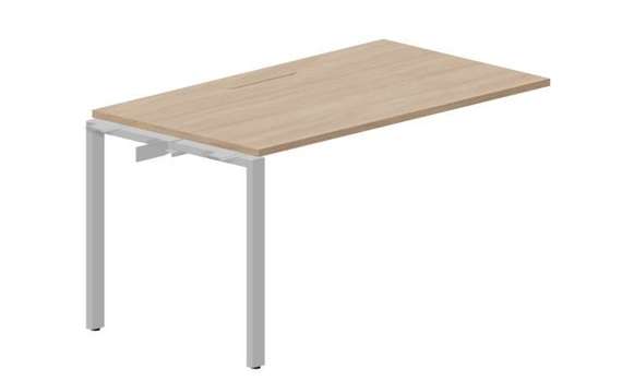 стол Strike 1380х780х750мм (меламиновый аутлет) - приставной элемент