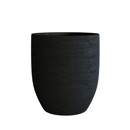 Кашпо VASE3 EROSIA BLACK D75 H82