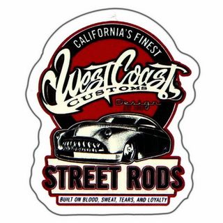 Наклейка West Coast Customs