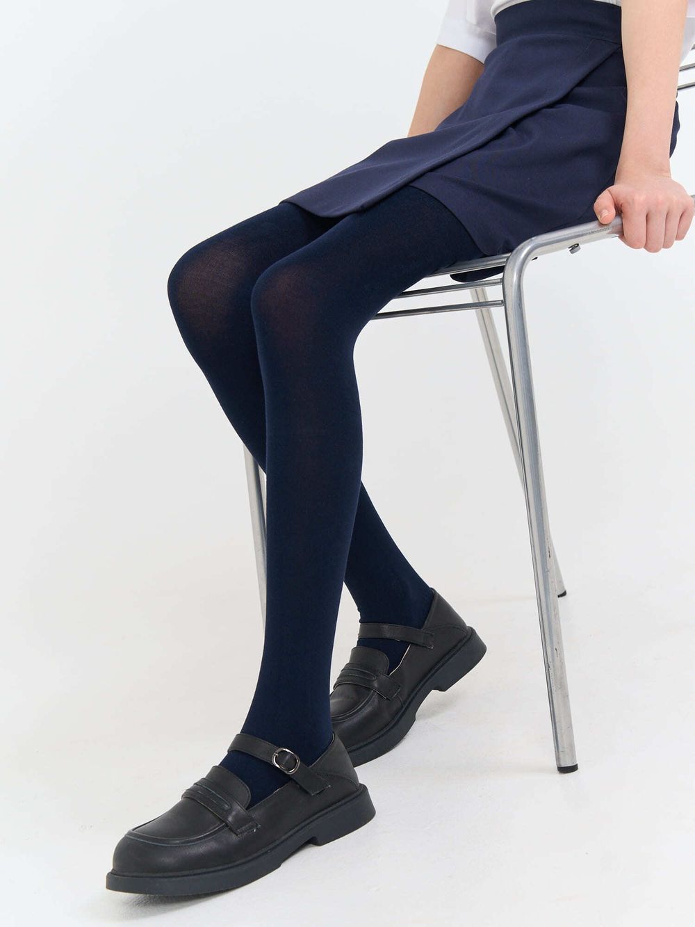 Колготки из модала "Синие" 7+
