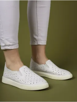 Мокасины летние с перфорацией