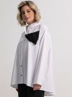 Блуза Луиза (бело-черная) Б15188-39М LT Collection