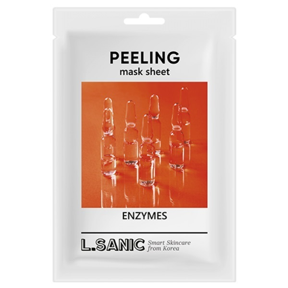 Маска для лица тканевая обновляющая с энзимами L.Sanic Enzymes Peeling Mask Sheet