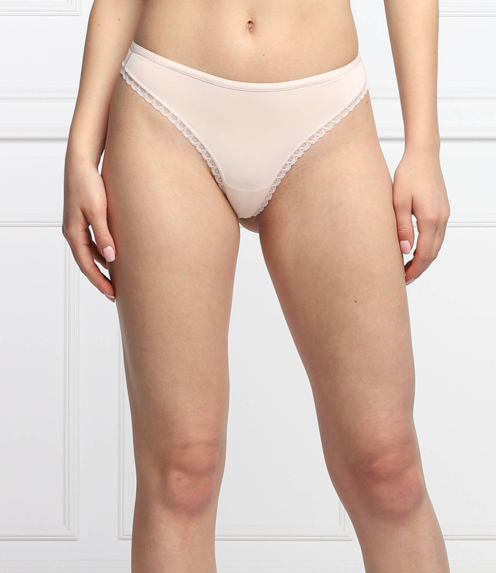 стринги 3 пары Tommy Hilfiger - пудро-розовый(UW0UW02824)