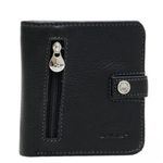 Мужской чёрный кошелёк из натуральной кожи GALIB 1M048ZB