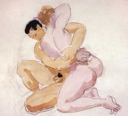 Duncan Grant (1885-1978) - эротическое искусство британского художника Дункана Гранта.18+