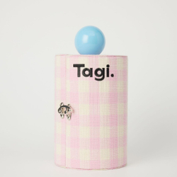 Шкатулка "розовая клетка"