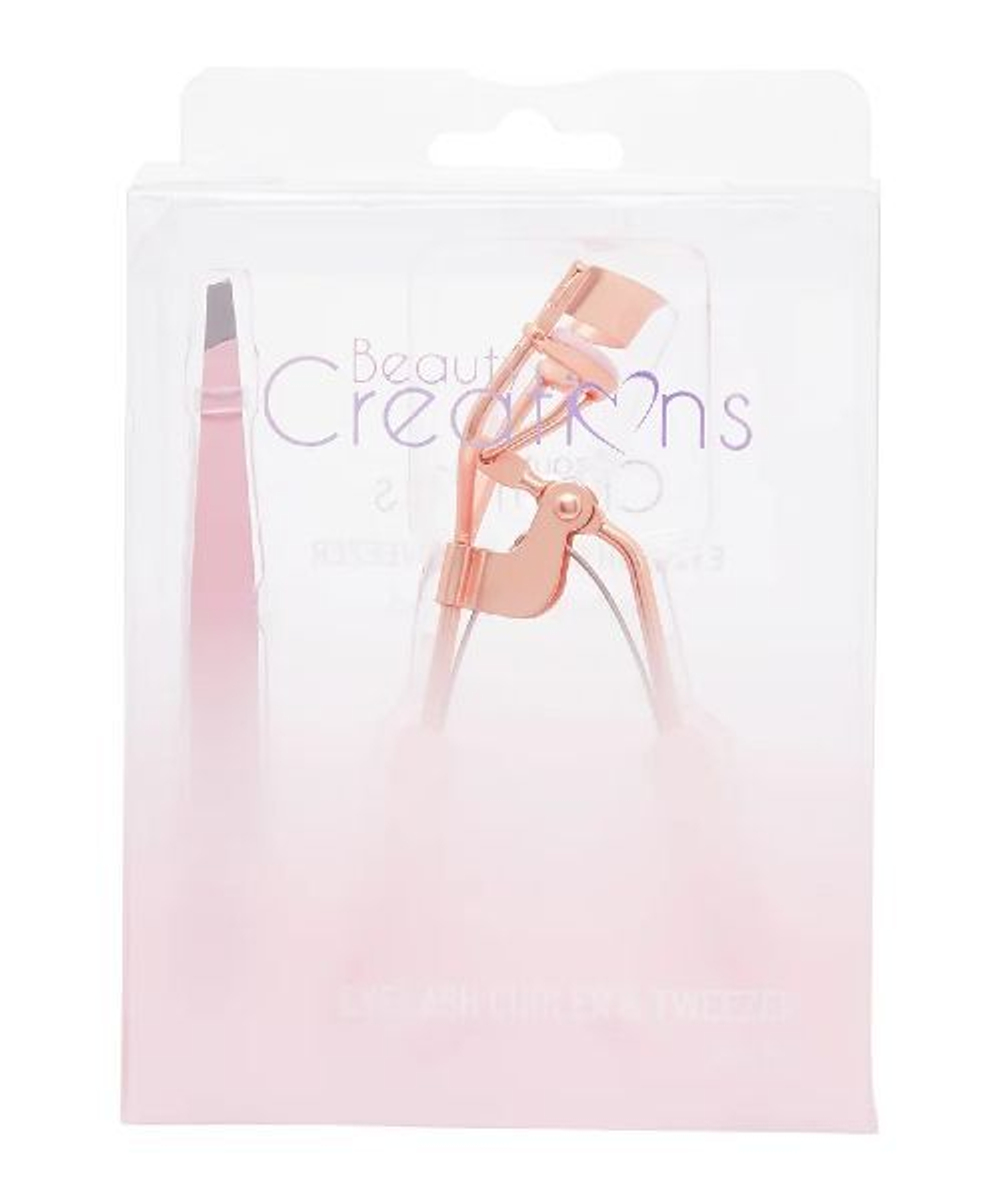 Набор Beauty Creations Eyelash Curler&Tweezer Щипцы для завивки ресниц и пинцет