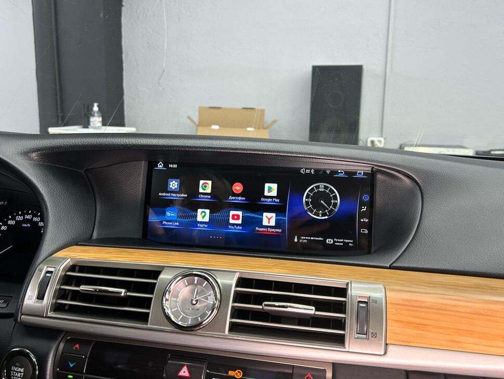 Магнитола для Lexus LS 2012-2017 - Radiola RDL-LEX-LS монитор 12.3" на Android 13, 8Гб+128Гб, CarPlay, 4G SIM-слот
