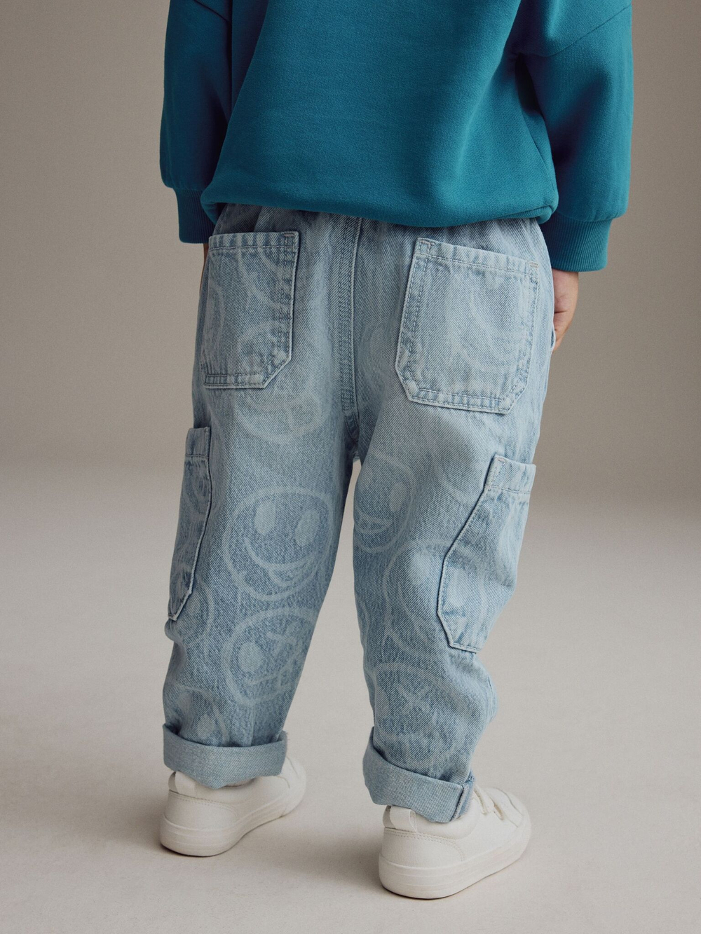 Джинсы для мальчика Next B63-906, Голубой