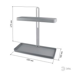 Настольный светильник для растений ЭРА FITO-20W-QLED-G полного спектра 20 Вт серый | Интерьерные фито светильники