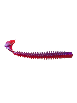 Приманка ZUB-SWING 172мм(6,8")-3шт, (цвет 021) фиолетовый верх -красный низ