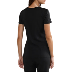 Женская футболка черная Emporio Armani 163139_CC318 00120