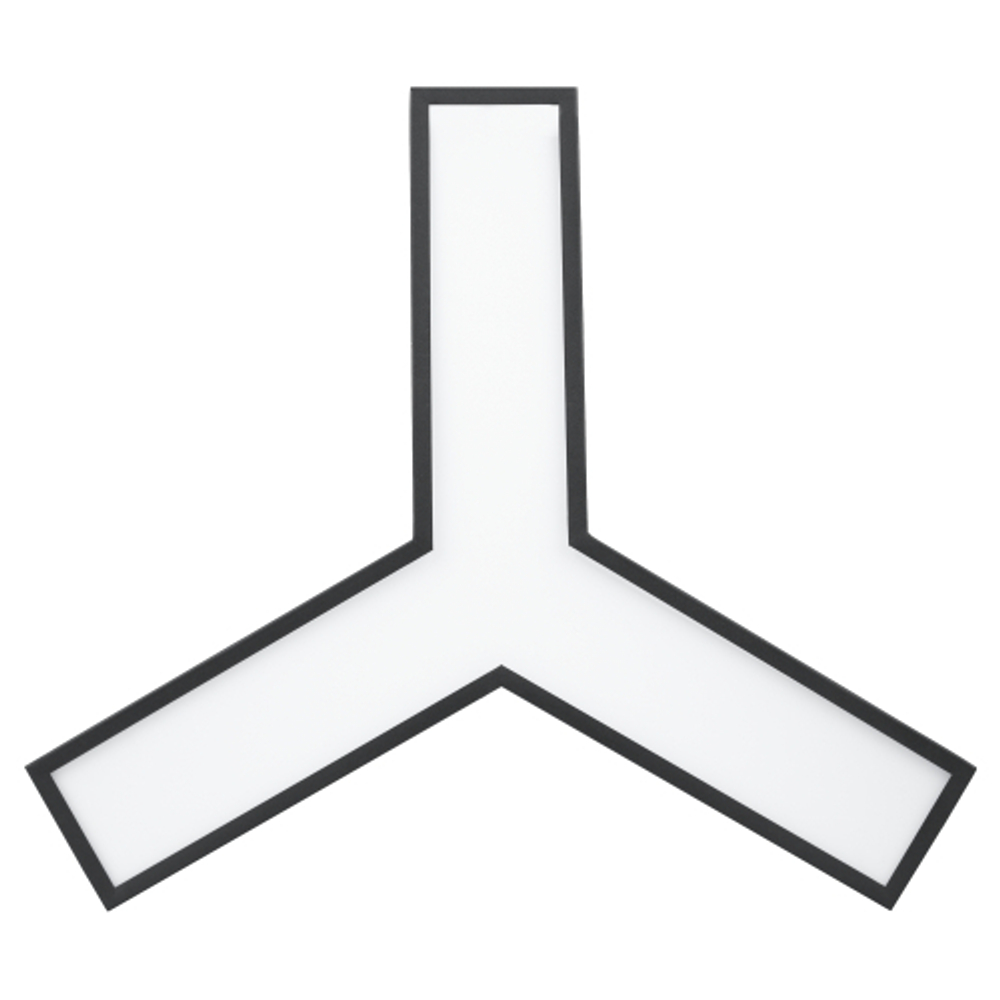Светильник LED ЭРА Geometria SPO-141-B-40K-028 Igrek 28Вт 4000K 1900Лм IP40 600*80 черный подвесной драйвер внутри