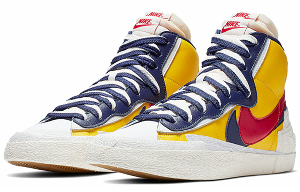 Кроссовки Sacai X Nike Blazer Gold
