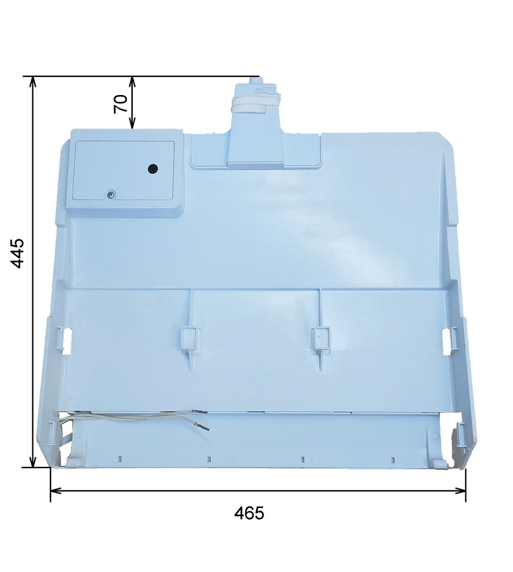 Поддон изолятора каплепадения для холодильника nо frоst (INDЕSIТ, SТINОL, ARISTON), в сборе с ТЭНом
