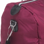 Сумка спортивная «Sports style», на молнии, с белой полосой, цвет красный, 40*22*26 см