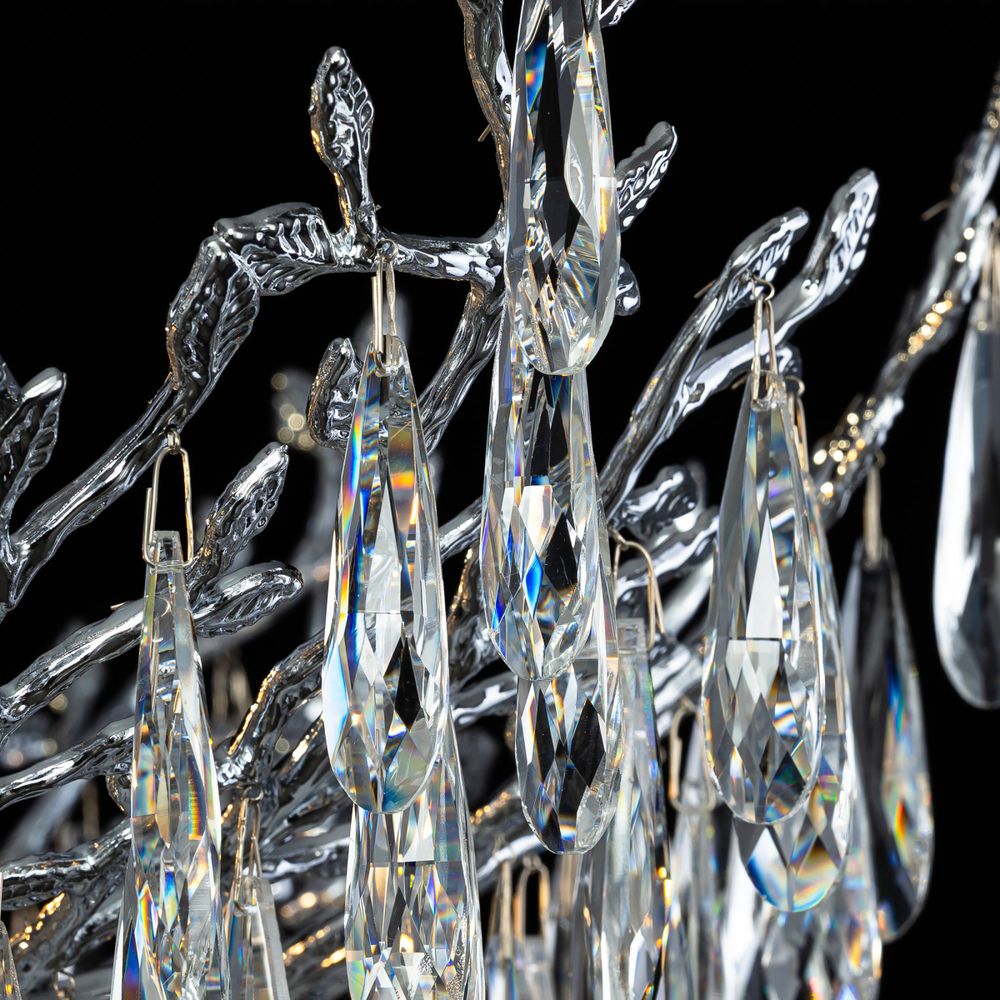 Citilux RITZ CL310121 Люстра хрустальная подвесная Хром