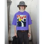 Футболка БИЧ Укороченная Личные границы фиолетовая