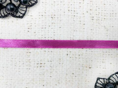 Лента атласная, ш. 0,6 см, фуксия