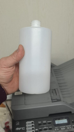 Флакон 750 мл 28 мм ПНД Прямые плечи