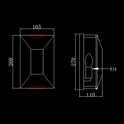 Настенный светильник Harlow Crystal 1A gold