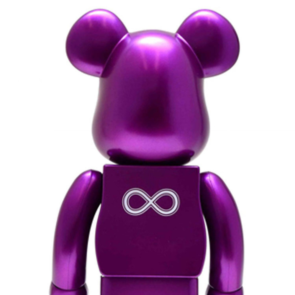 Дизайнерские игрушки BE@RBRICK 400%100% Noir Gold +Neon Futurity 100%+400%, 1178431-601327312