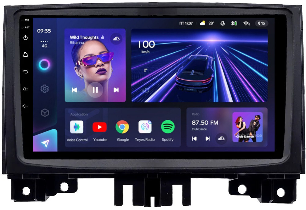 Магнитола для Mercedes-Benz Sprinter W906 2013-2017, Volkswagen Crafter 2013-2016 - Teyes CC3L на Android 10, 8-ядер, CarPlay, 4G SIM-слот