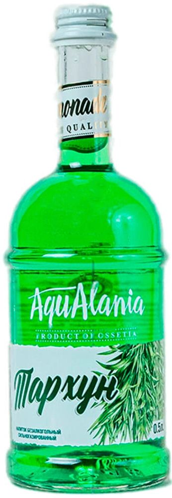 Напиток безалкогольный газированный AquAlania Тархун 0.5 - стекло