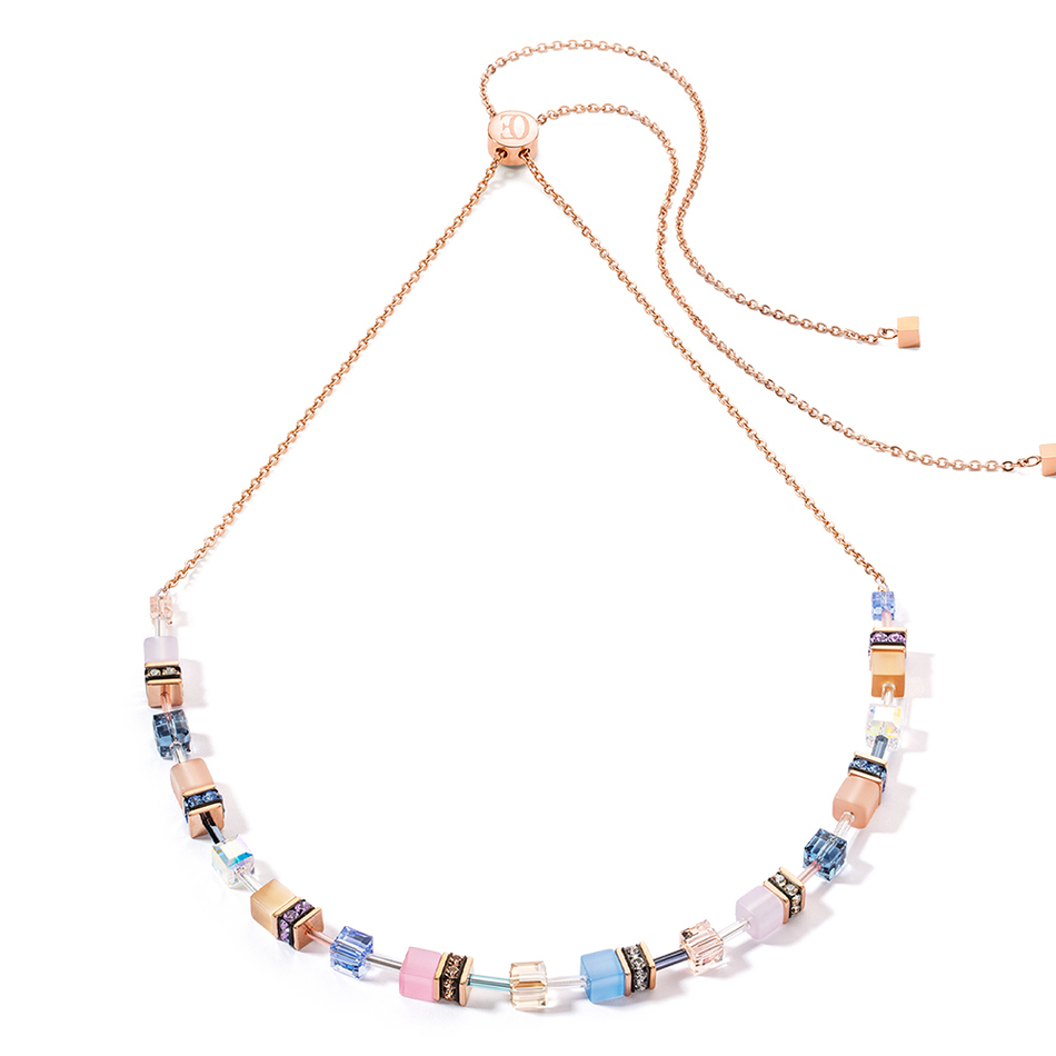 Колье Coeur de Lion Light Blue - Rose 3030/10-0752