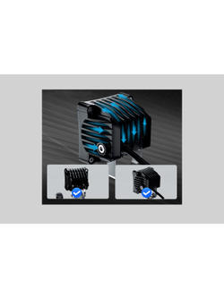 Светодиодные фары рабочего света AURORA 76x76 мм 40W LED