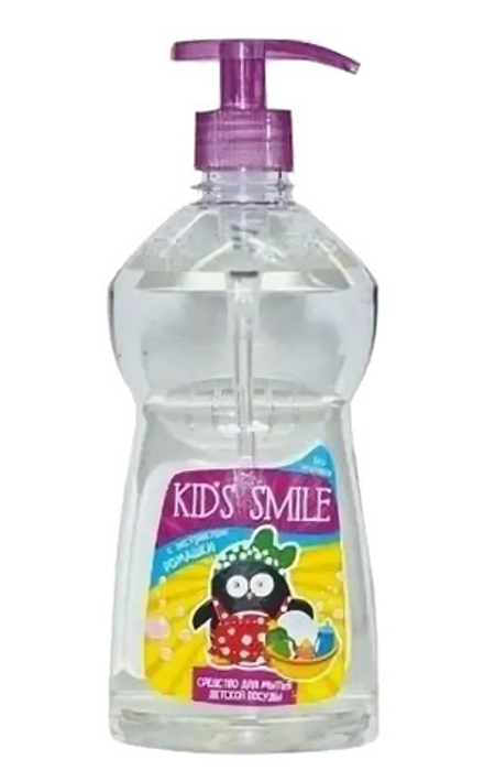 Средство "Kids smile" для мытья детской посуды с экстрактом ромашки 500мл. Ромакс