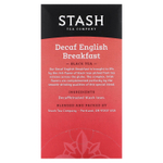 Stash Tea, Черный чай, без кофеина, английский завтрак, 18 чайных пакетиков, 36 г (1,2 унции)