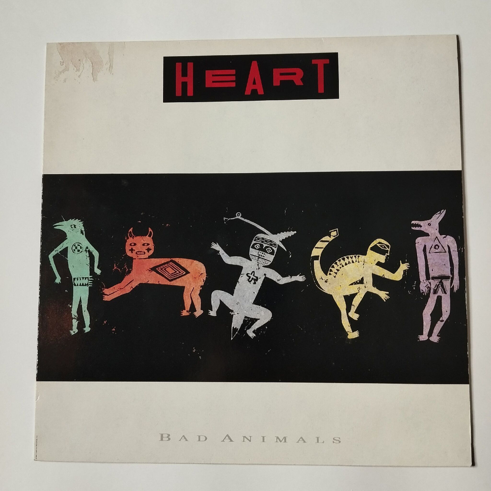 Винтажная виниловая пластинка LP Heart Bad Animals (Germany 1987)