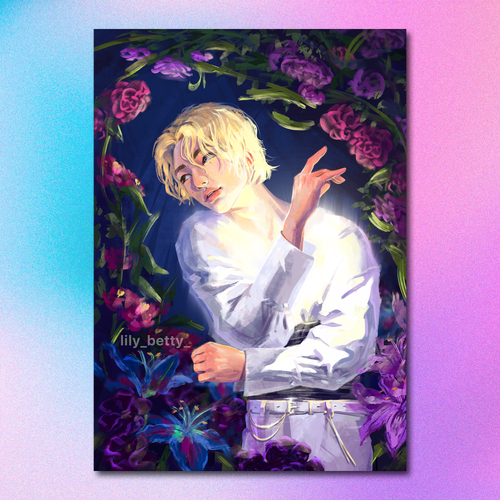 Арт принт / lily_betty_ / STRAY KIDS / Хёнджин #4